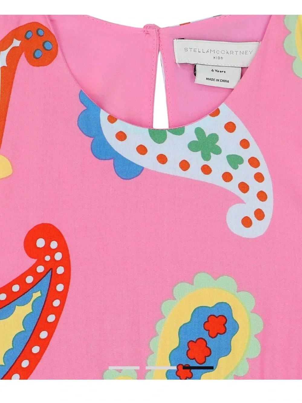 Stella McCartney Pink Paisley Print Sleeveless Maxi Dress